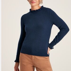Boden Frilled Mock Neck Sweater